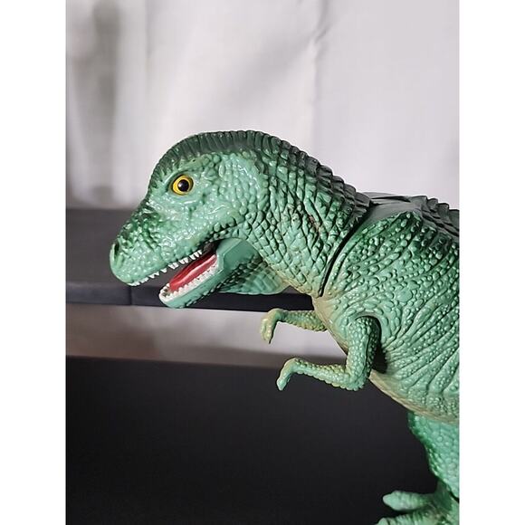 Vintage Definitely Dinosaurs 1987 Playskool T-Rex Figure And Caveman Zorg Blonde - Picture 6 of 9